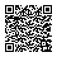 QR-koodi puhelinnumerolle +12017263438