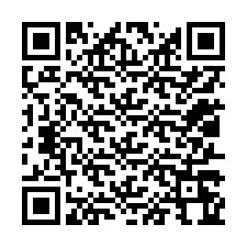 QR код за телефонен номер +12017264879