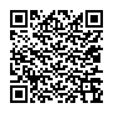 QR-koodi puhelinnumerolle +12017264886