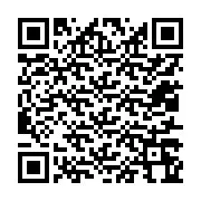 QR-koodi puhelinnumerolle +12017264887