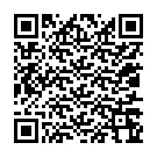 QR-koodi puhelinnumerolle +12017264888