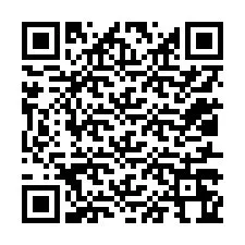 QR-kood telefoninumbri jaoks +12017264889