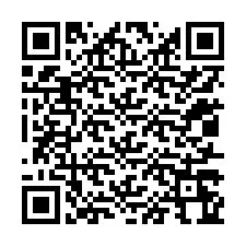 QR код за телефонен номер +12017264890