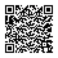 QR код за телефонен номер +12017264898