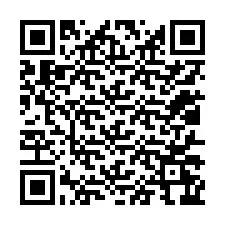 QR kód a telefonszámhoz +12017266359