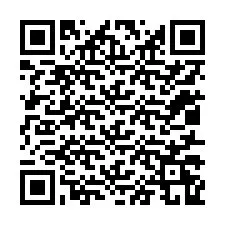 QR-koodi puhelinnumerolle +12017269181