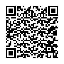 QR kód a telefonszámhoz +12017269729