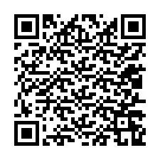 Código QR para número de telefone +12017269976