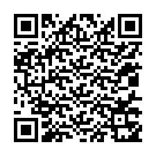 QR-koodi puhelinnumerolle +12017351700