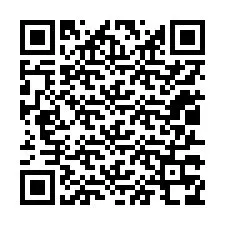 QR-koodi puhelinnumerolle +12017378075