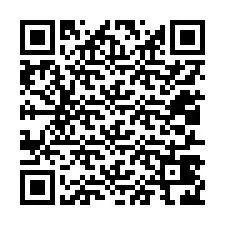 Codice QR per il numero di telefono +12017426833