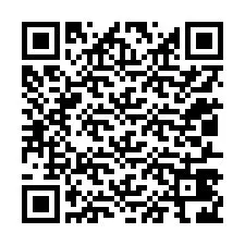 QR код за телефонен номер +12017426834