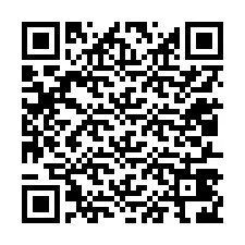 Kode QR untuk nomor Telepon +12017426836