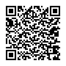 Código QR para número de teléfono +12017426837