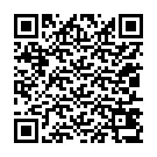 QR код за телефонен номер +12017437434