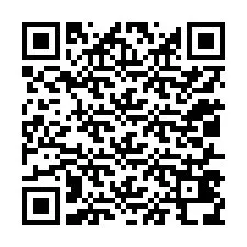 QR kód a telefonszámhoz +12017438234