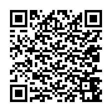 QR-код для номера телефона +12017441936