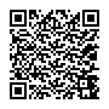 QR kód a telefonszámhoz +12017441939