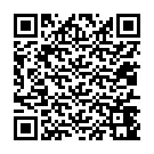 QR-kood telefoninumbri jaoks +12017441943