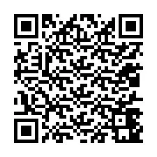 QR-kood telefoninumbri jaoks +12017441946