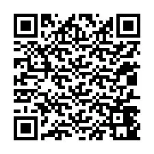 Código QR para número de teléfono +12017441950