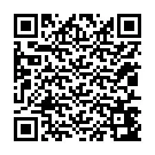 QR Code สำหรับหมายเลขโทรศัพท์ +12017443521