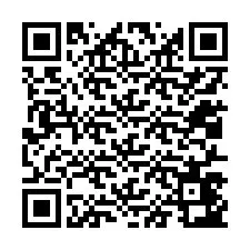 Codice QR per il numero di telefono +12017443523