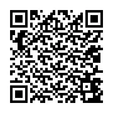 QR-kood telefoninumbri jaoks +12017443526