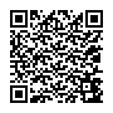 Codice QR per il numero di telefono +12017443528