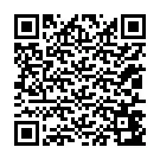 QR kód a telefonszámhoz +12017443531