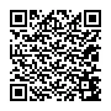 QR kód a telefonszámhoz +12017443535