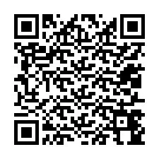 Kod QR dla numeru telefonu +12017444437