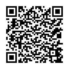 QR-koodi puhelinnumerolle +12017447241