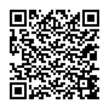 QR код за телефонен номер +12017447265