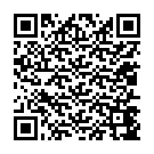 Codice QR per il numero di telefono +12017447266