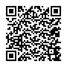 Codice QR per il numero di telefono +12017447267
