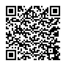 Kode QR untuk nomor Telepon +12017447268