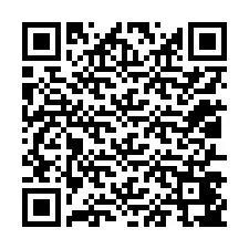 Codice QR per il numero di telefono +12017447269