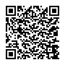 QR kód a telefonszámhoz +12017447884