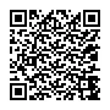 Código QR para número de teléfono +12017447888