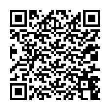 Kod QR dla numeru telefonu +12017448580