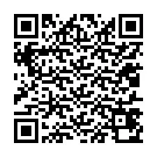 QR kód a telefonszámhoz +12017470412