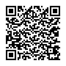 QR код за телефонен номер +12017471092