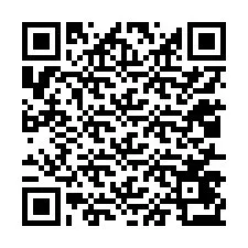 QR код за телефонен номер +12017473792