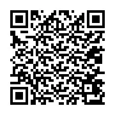 QR-koodi puhelinnumerolle +12017473793