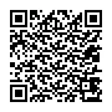 QR код за телефонен номер +12017473847