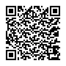Código QR para número de teléfono +12017473848