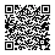 QR-koodi puhelinnumerolle +12017474217