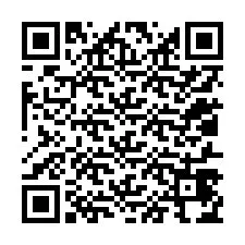 Codice QR per il numero di telefono +12017474818