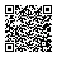 QR kód a telefonszámhoz +12017475235